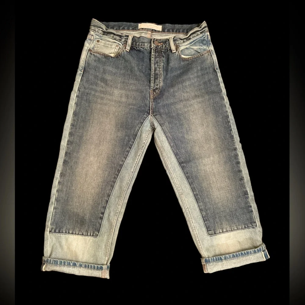 Marc Jacobs RARE big jeans DOUBLE TROUBLE denim sz 27 oversized selvege 32 waist - Picture 7 of 12